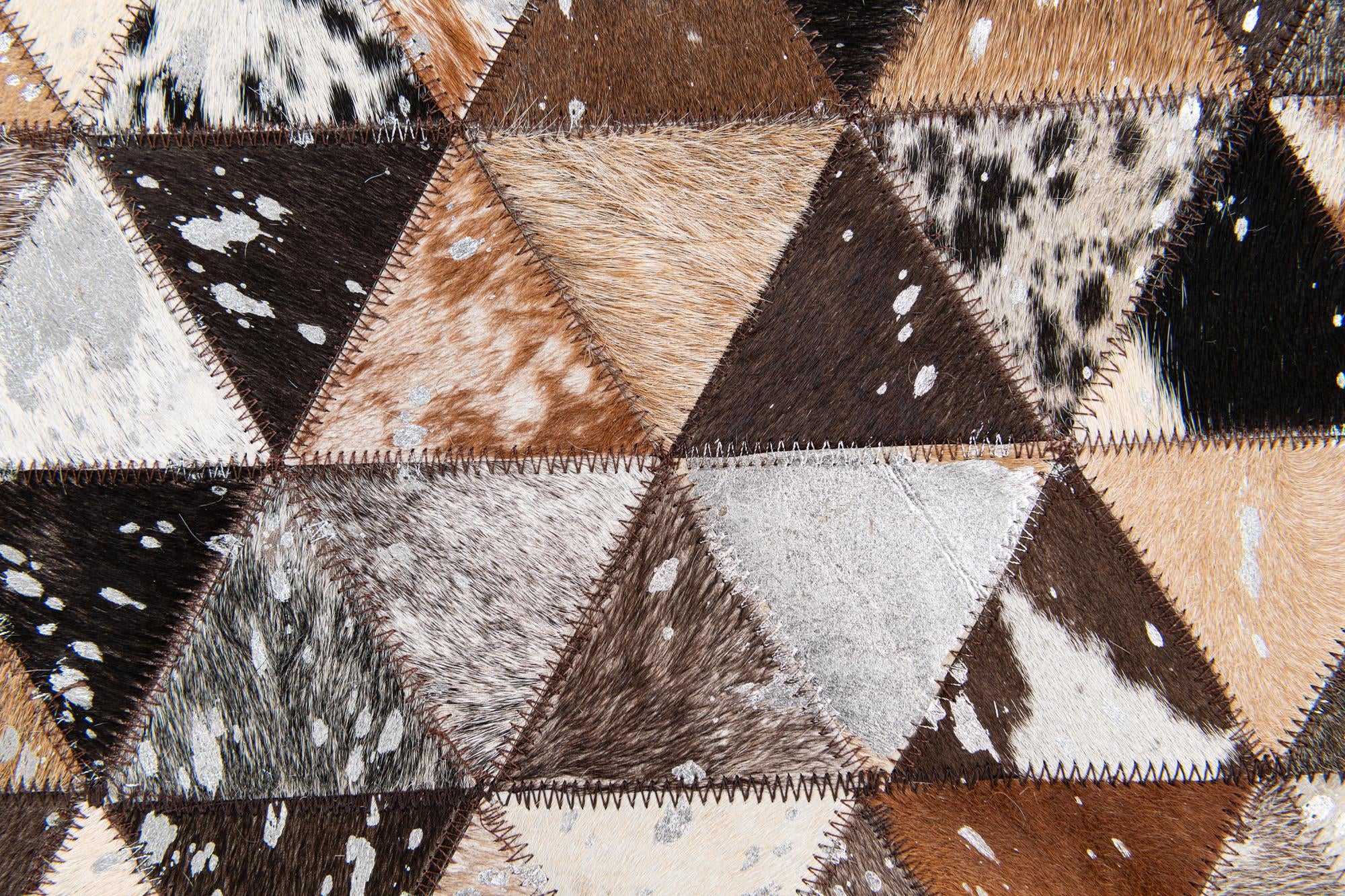 8' 1 x 10' Cowhide Stocks Rug