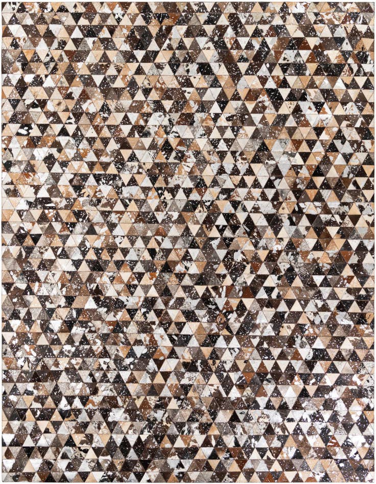 Detail image of 8' 1 x 10' Cowhide Stocks Rug