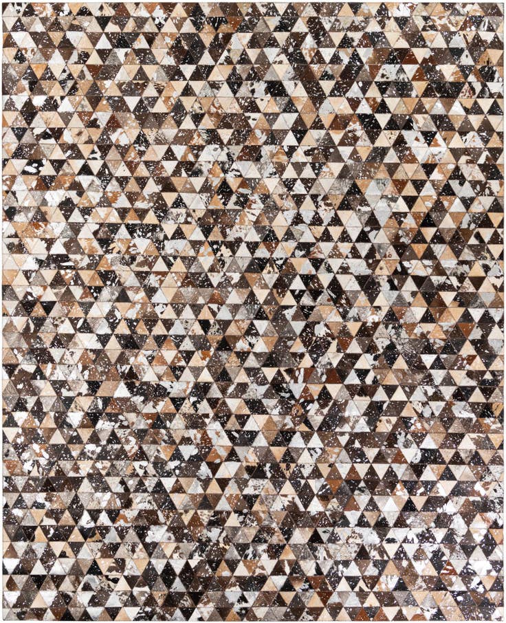 Detail image of 8' 1 x 10' Cowhide Stocks Rug