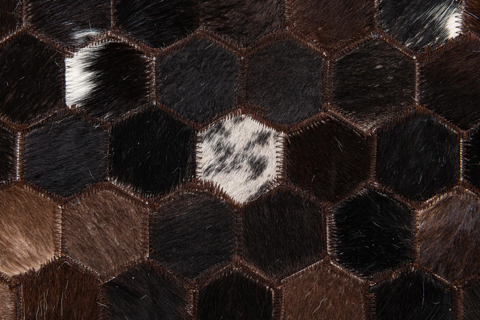 8' x 9' 10 Cowhide Stocks Rug