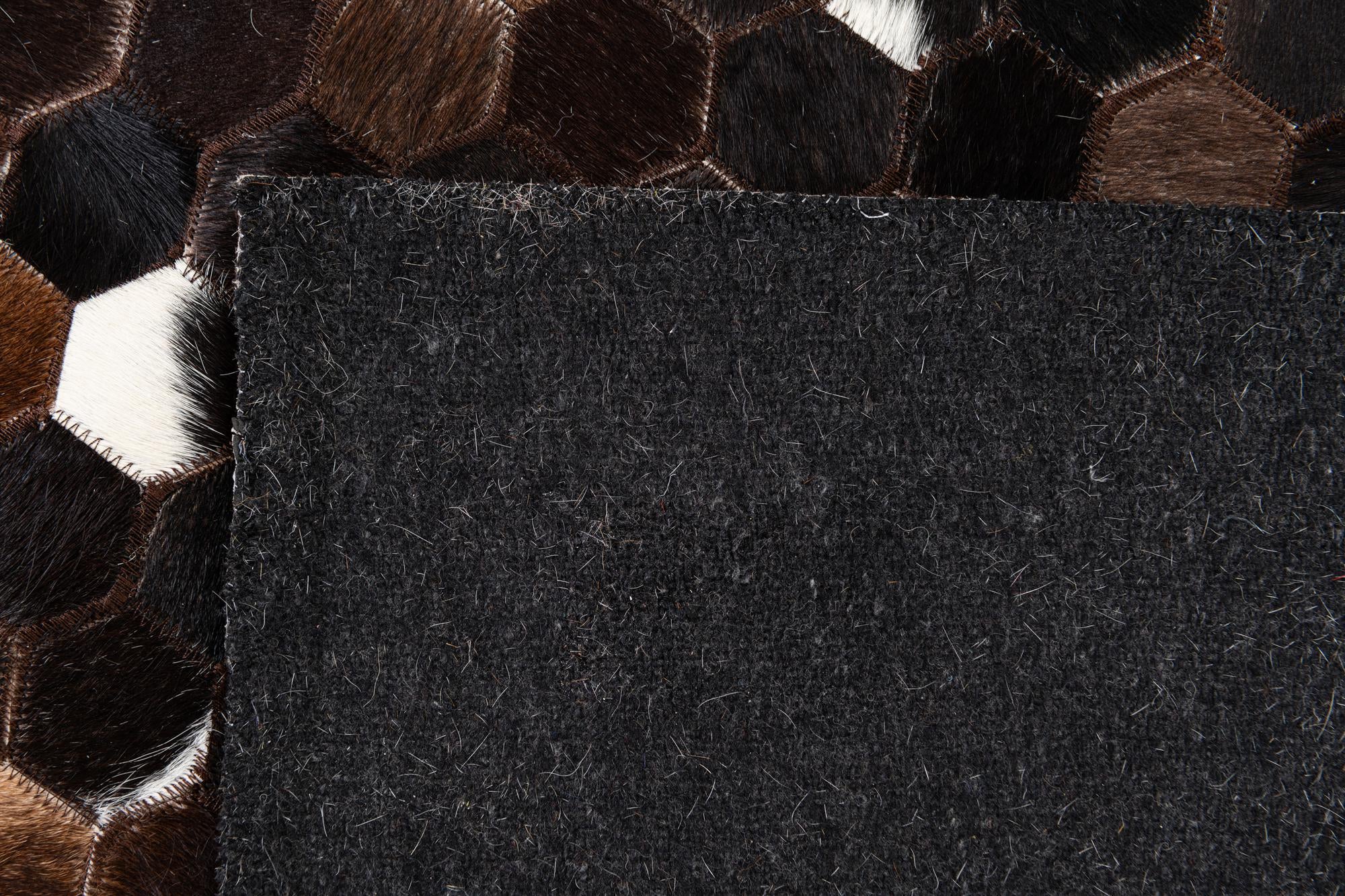 8' x 9' 10 Cowhide Stocks Rug