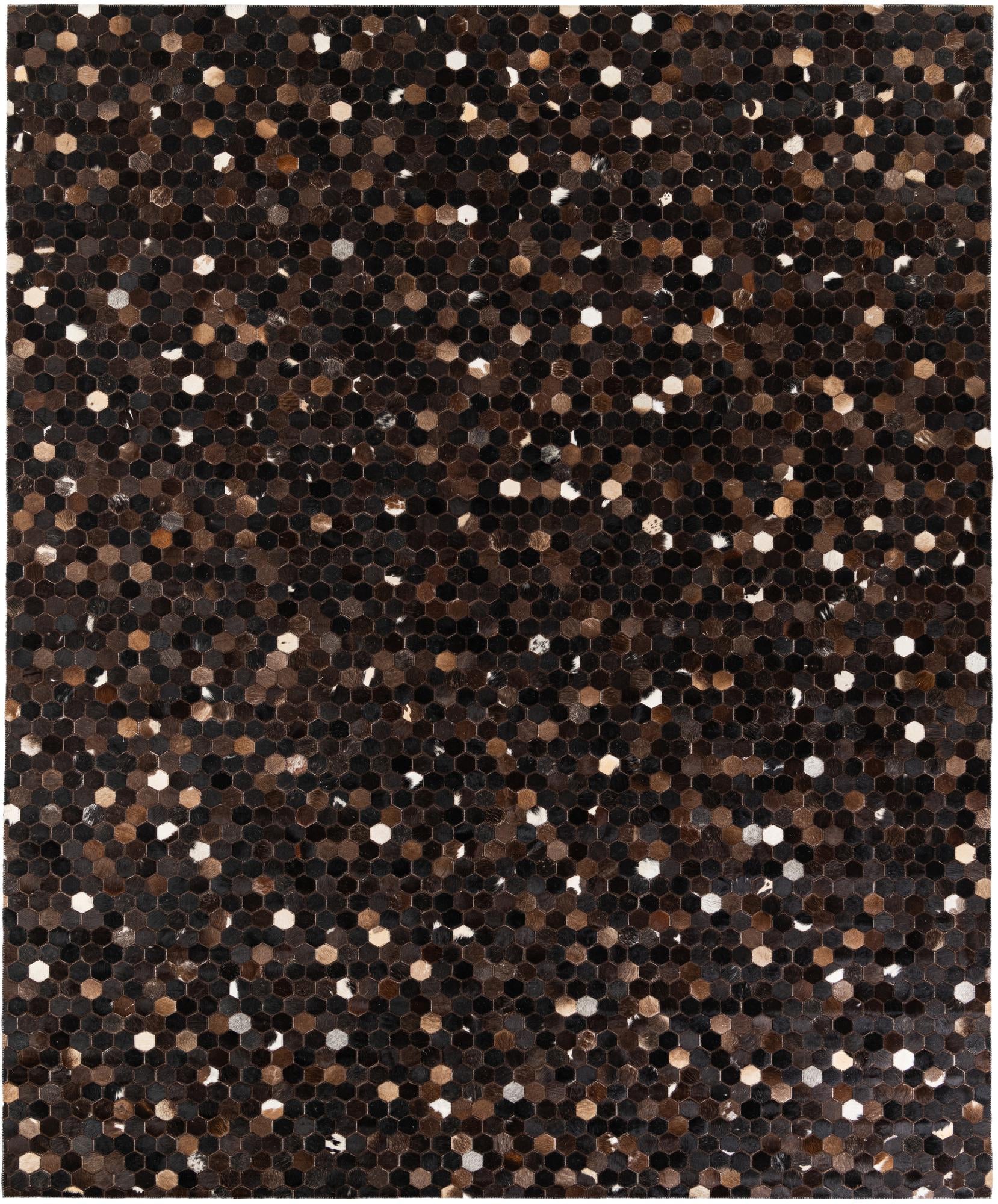 8' x 9' 10 Cowhide Stocks Rug