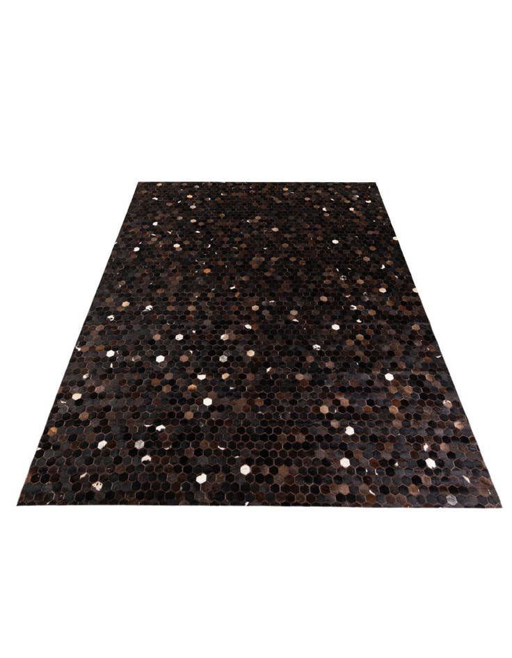 Detail image of 8' x 10' Cowhide Stocks Rug