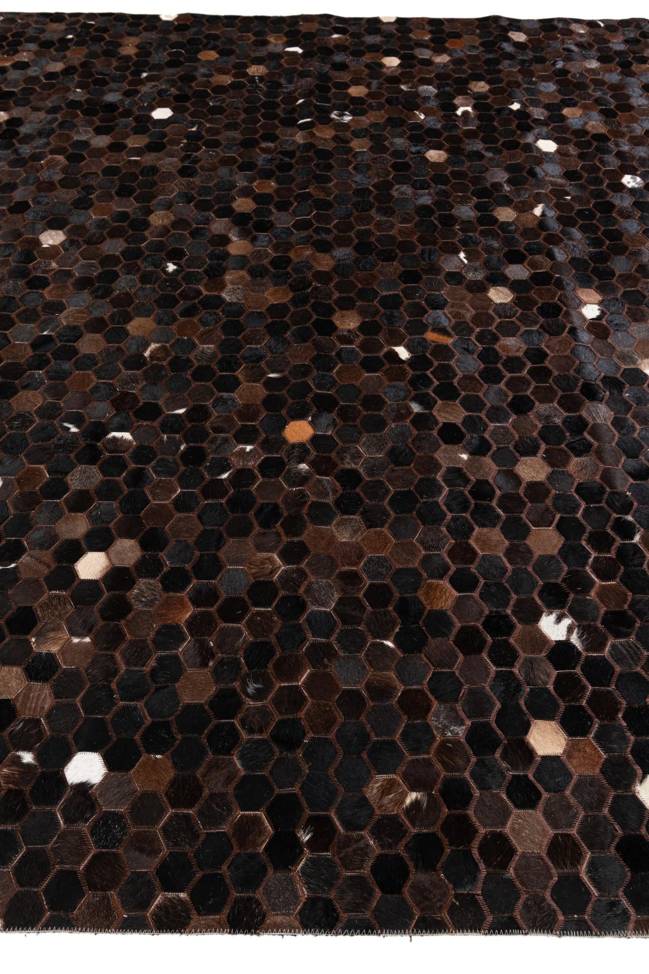 8' x 10' Cowhide Stocks Rug