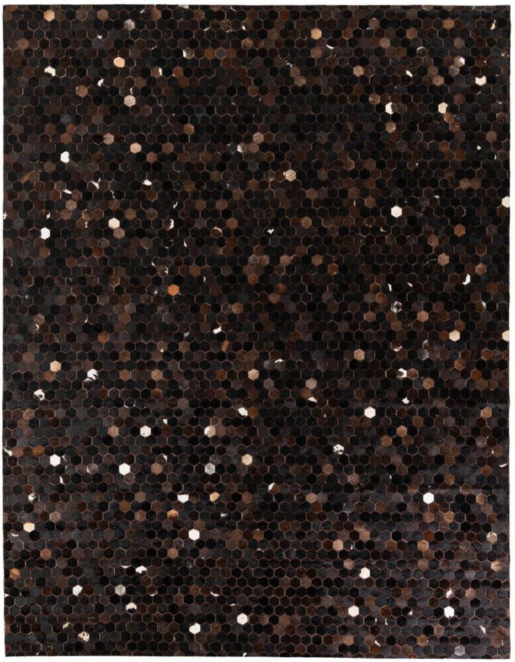 Detail image of 8' x 10' Cowhide Stocks Rug
