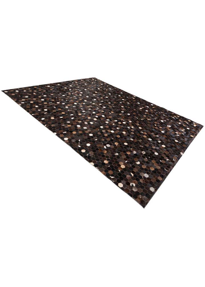 7' 11 x 10' Cowhide Stocks Rug