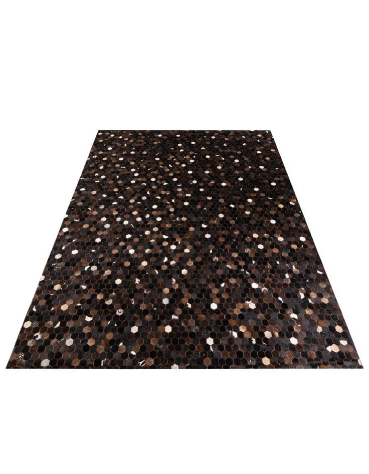 Detail image of 7' 11 x 10' Cowhide Stocks Rug