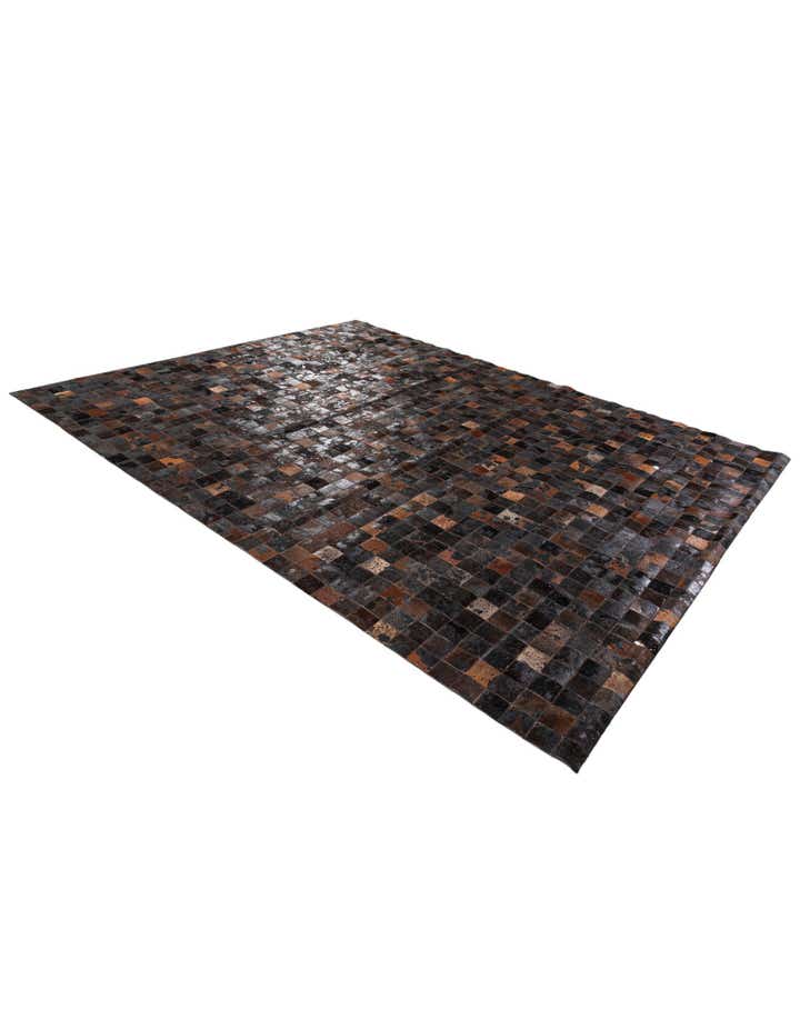 8' 1 x 10' Cowhide Stocks Rug