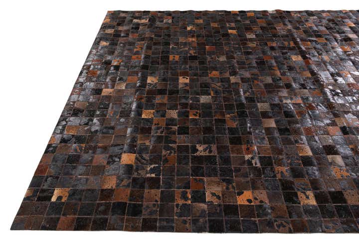 8' 1 x 10' Cowhide Stocks Rug