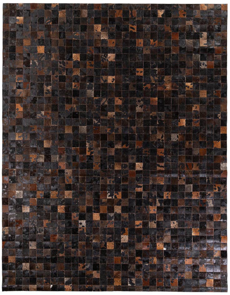 Detail image of 8' 1 x 10' Cowhide Stocks Rug
