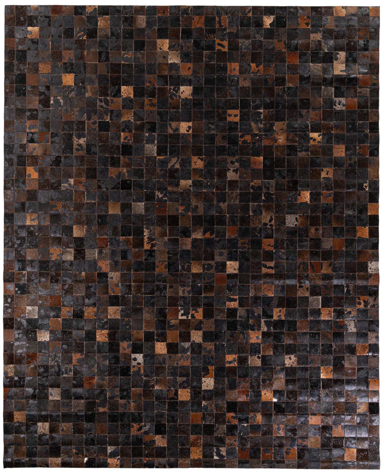 8' 1 x 10' Cowhide Stocks Rug