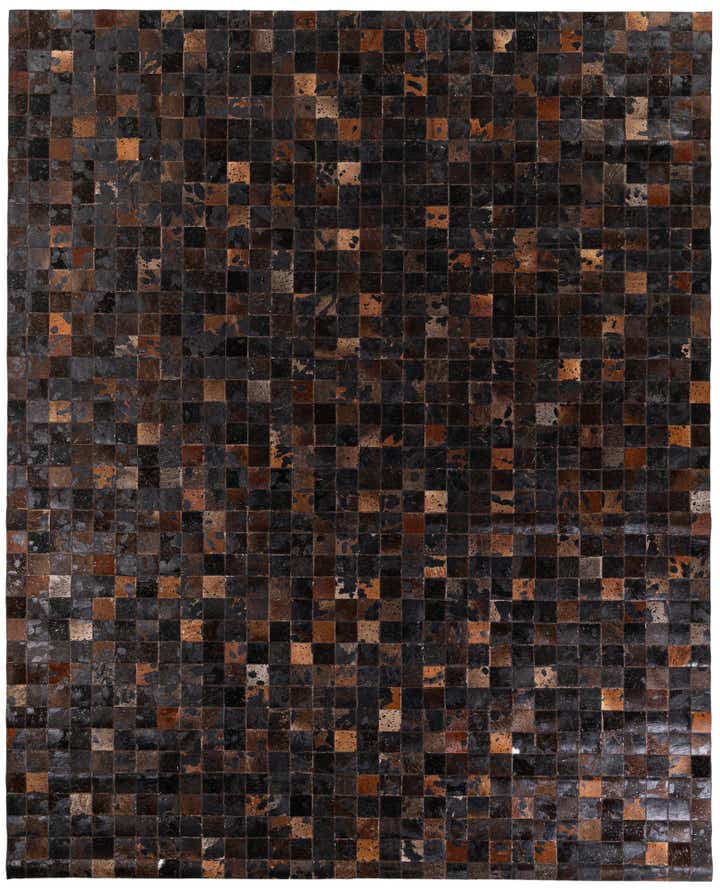8' 1 x 10' Cowhide Stocks Rug