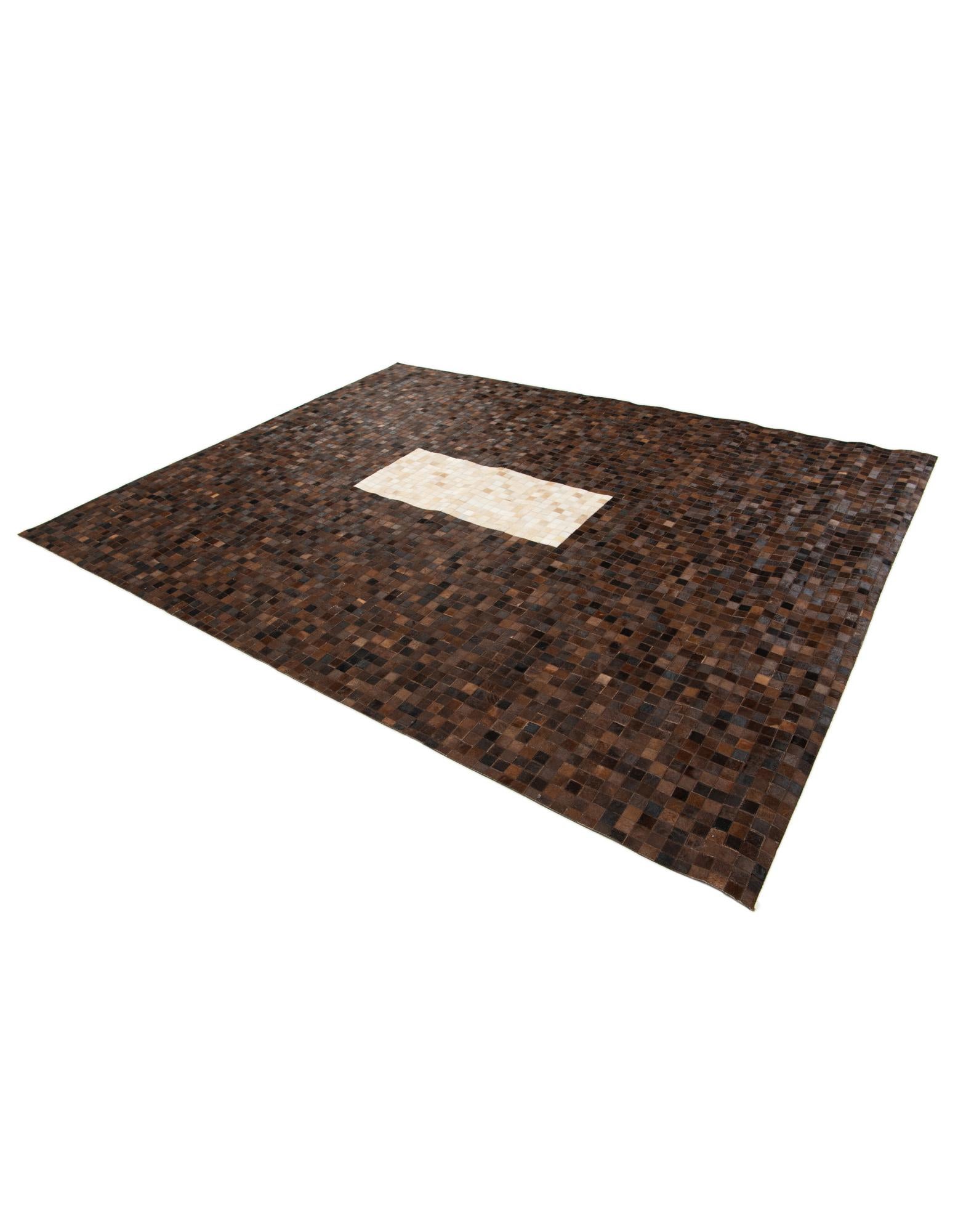 8' 1 x 10' Cowhide Stocks Rug