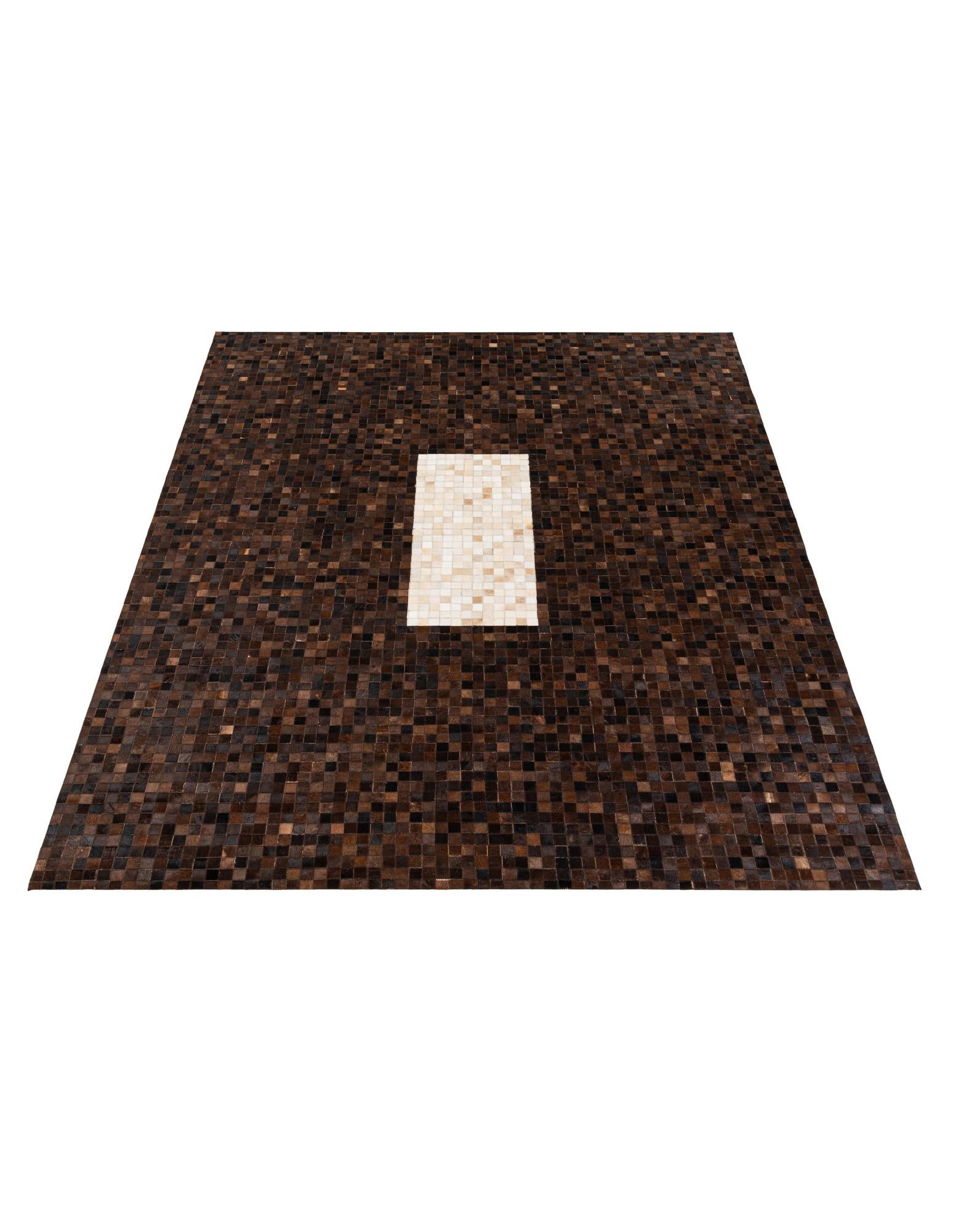 8' 1 x 10' Cowhide Stocks Rug