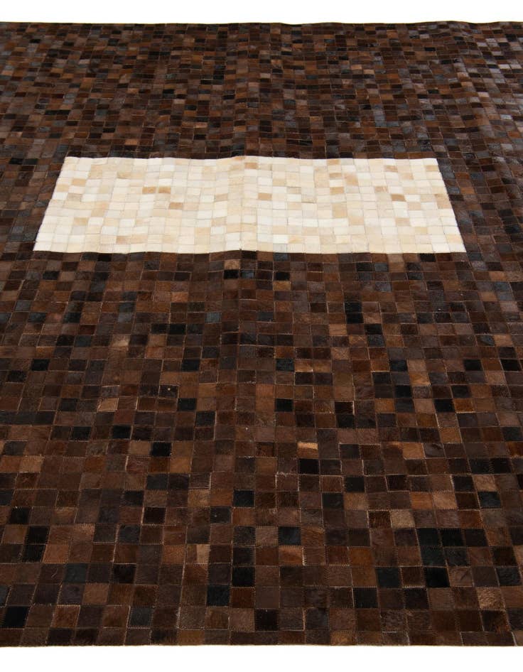 Detail image of 8' 1 x 10' Cowhide Stocks Rug