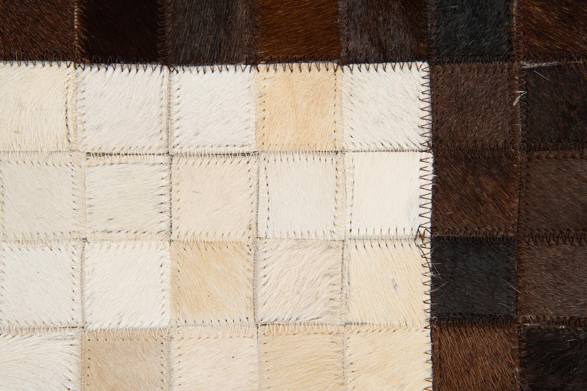 8' 1 x 10' Cowhide Stocks Rug