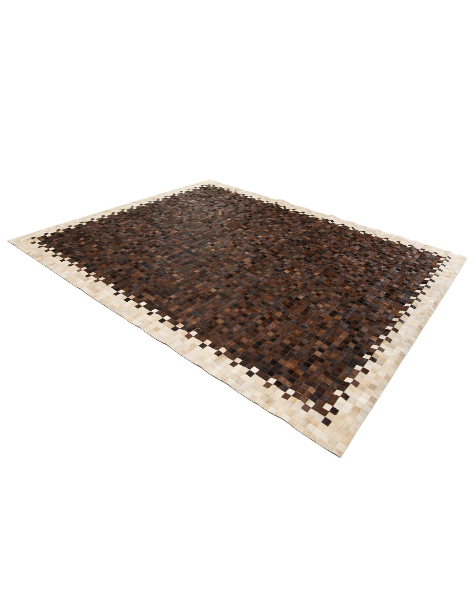 8' x 9' 9 Cowhide Stocks Rug