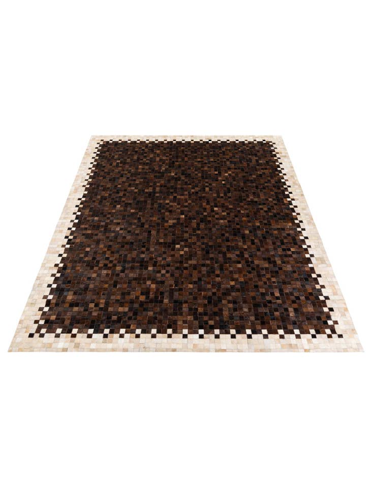 Detail image of 8' x 9' 9 Cowhide Stocks Rug