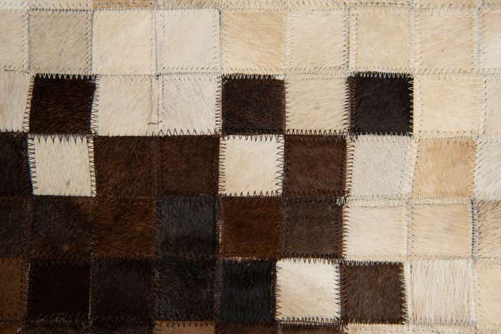8' x 9' 9 Cowhide Stocks Rug