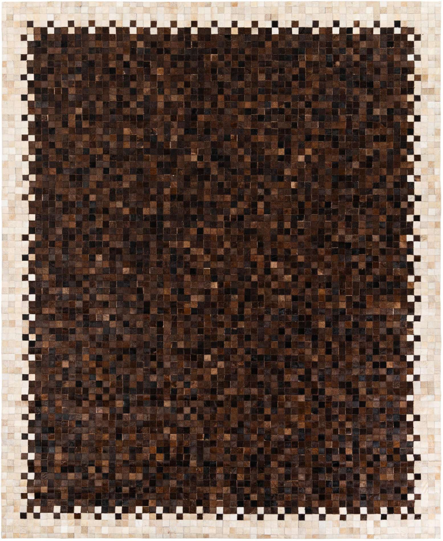 8' x 9' 9 Cowhide Stocks Rug