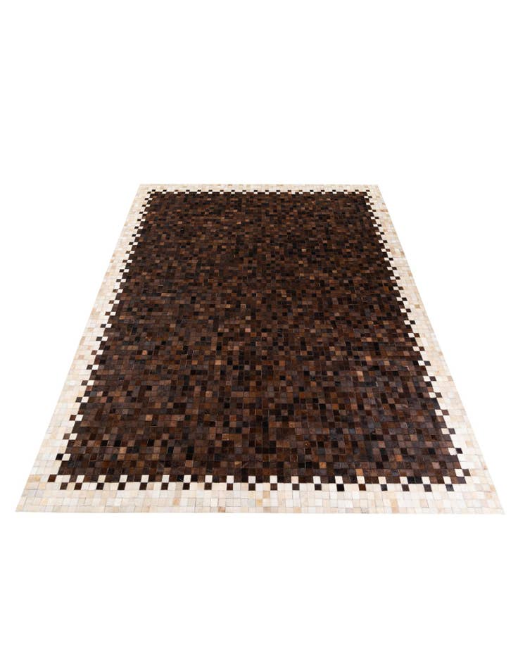 Detail image of 8' 2 x 10' 1 Cowhide Stocks Rug