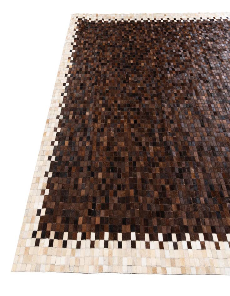 Detail image of 8' 2 x 10' 1 Cowhide Stocks Rug