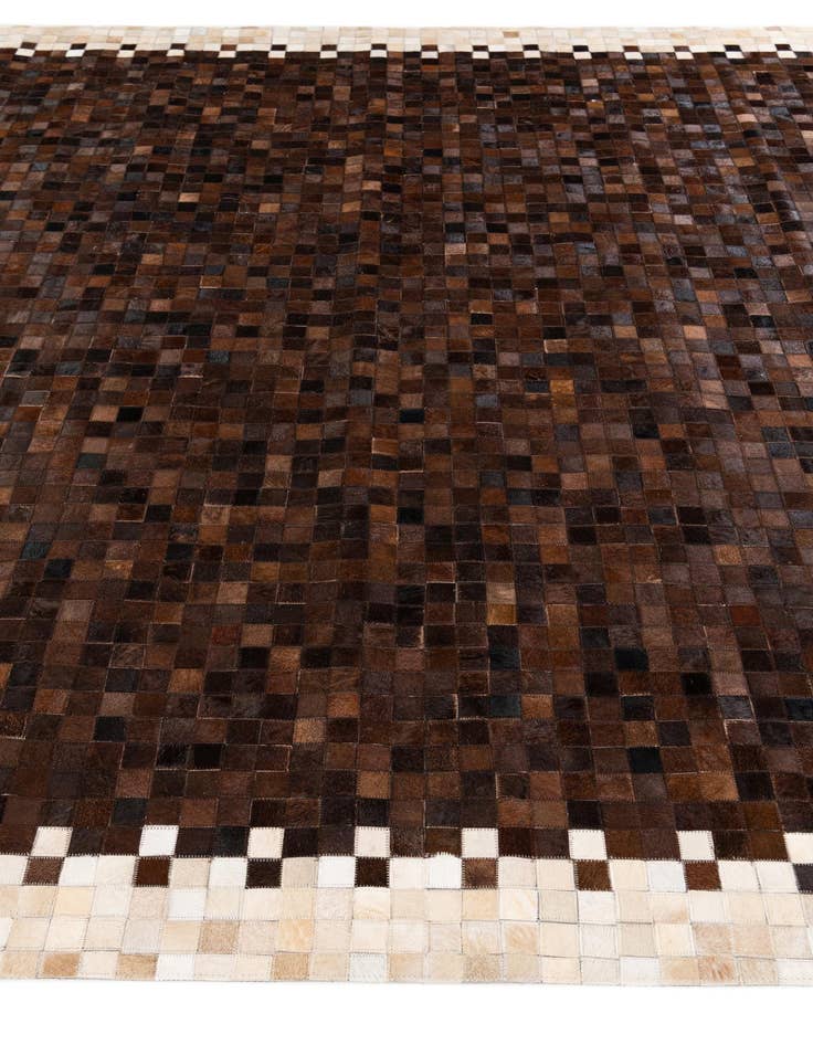 Detail image of 8' 2 x 10' 1 Cowhide Stocks Rug