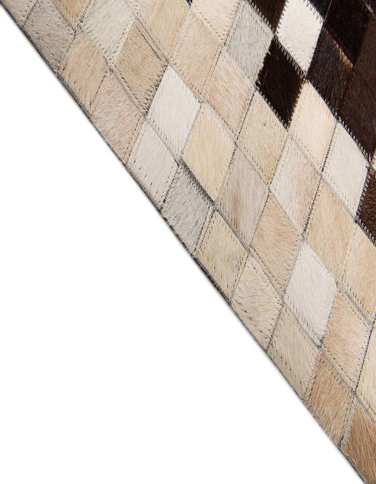 Detail image of 8' 2 x 10' 1 Cowhide Stocks Rug