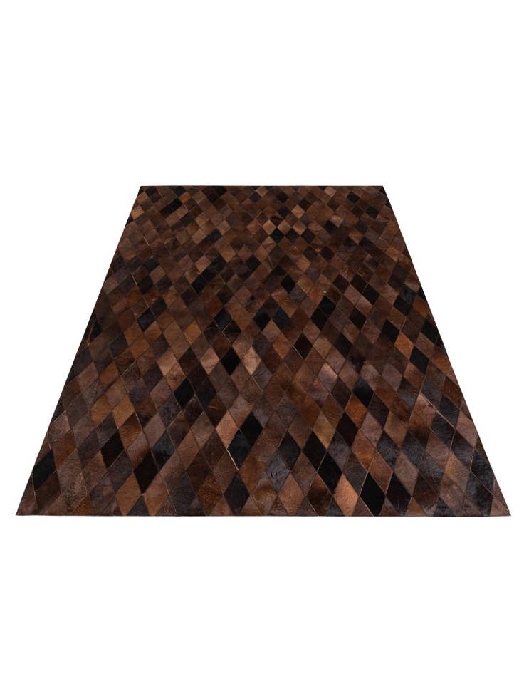 Detail image of 5' 8 x 7' 11 Cowhide Stocks Rug