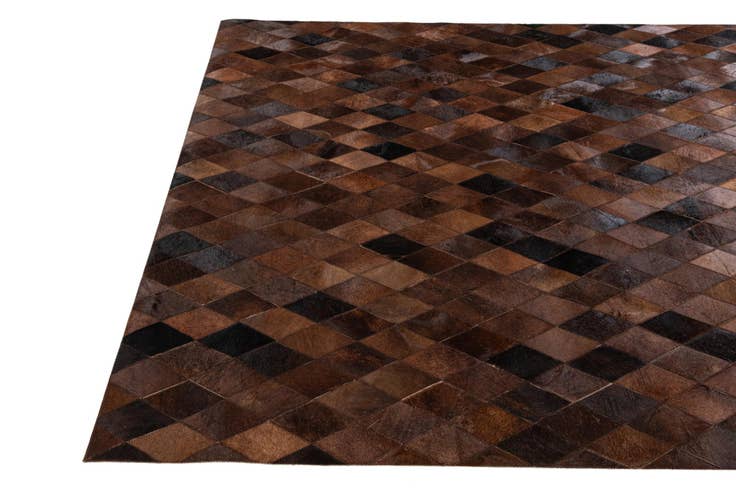Detail image of 5' 8 x 7' 11 Cowhide Stocks Rug