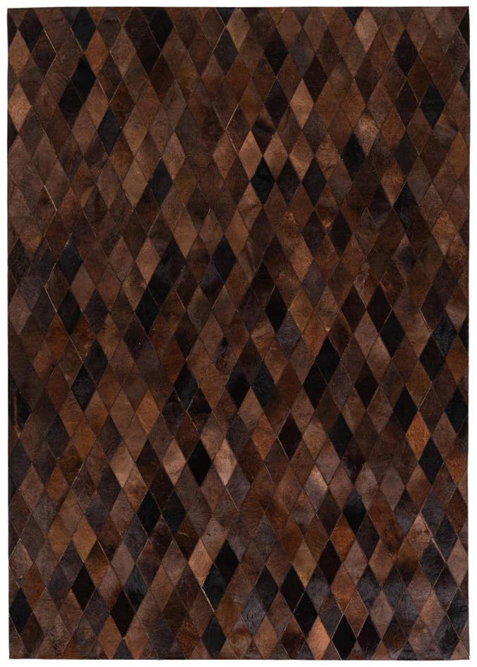 Detail image of 5' 8 x 7' 11 Cowhide Stocks Rug