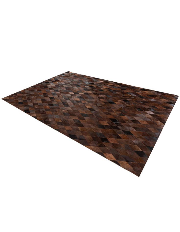 Detail image of 6' 7 x 9' 10 Cowhide Stocks Rug