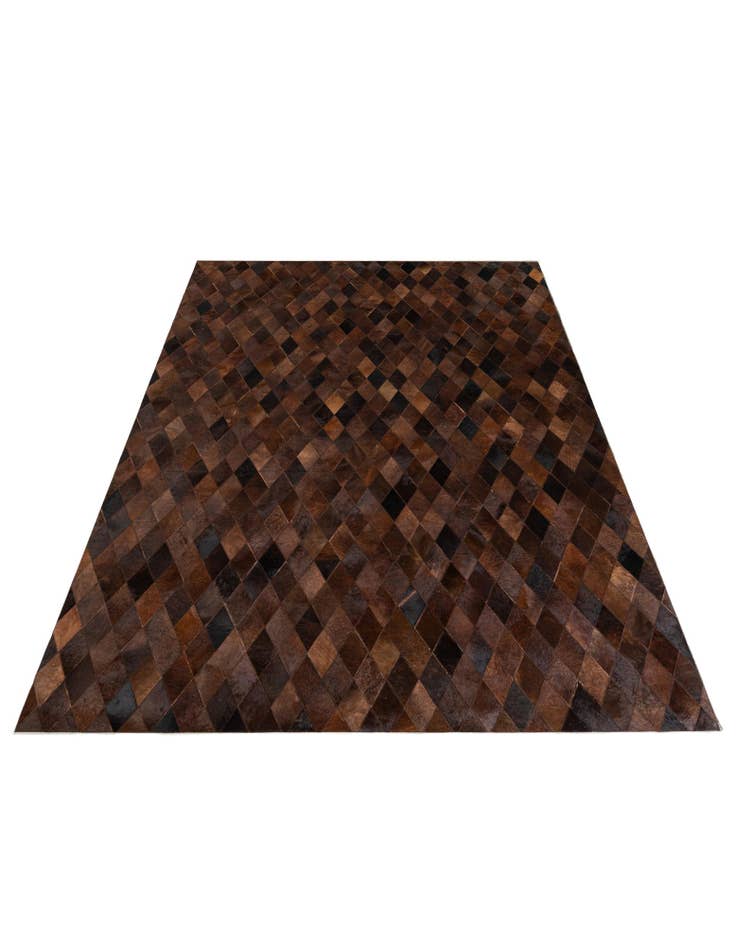 Detail image of 6' 7 x 9' 10 Cowhide Stocks Rug