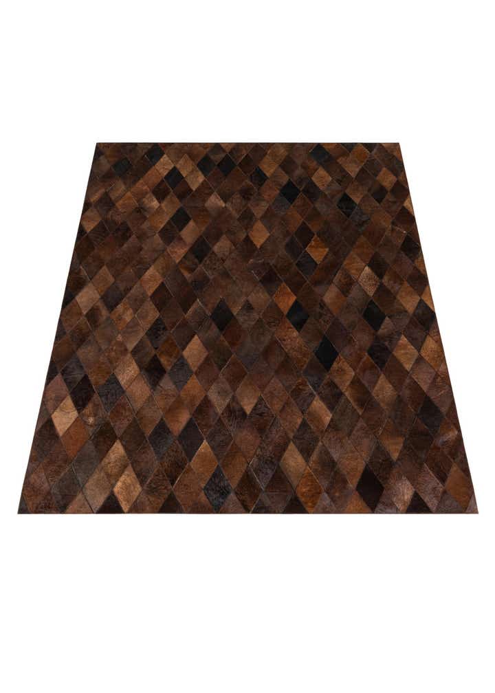 4' 8 x 6' 6 Cowhide Stocks Rug