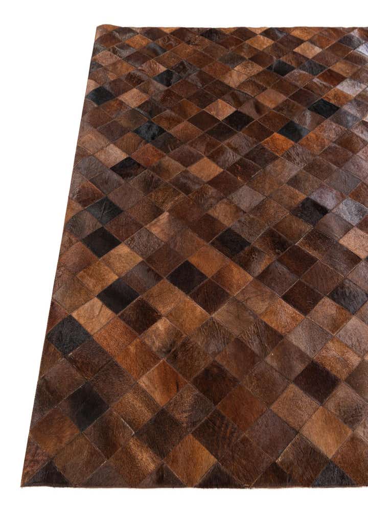4' 8 x 6' 6 Cowhide Stocks Rug