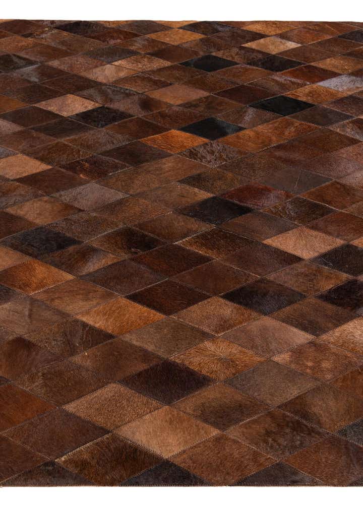 4' 8 x 6' 6 Cowhide Stocks Rug