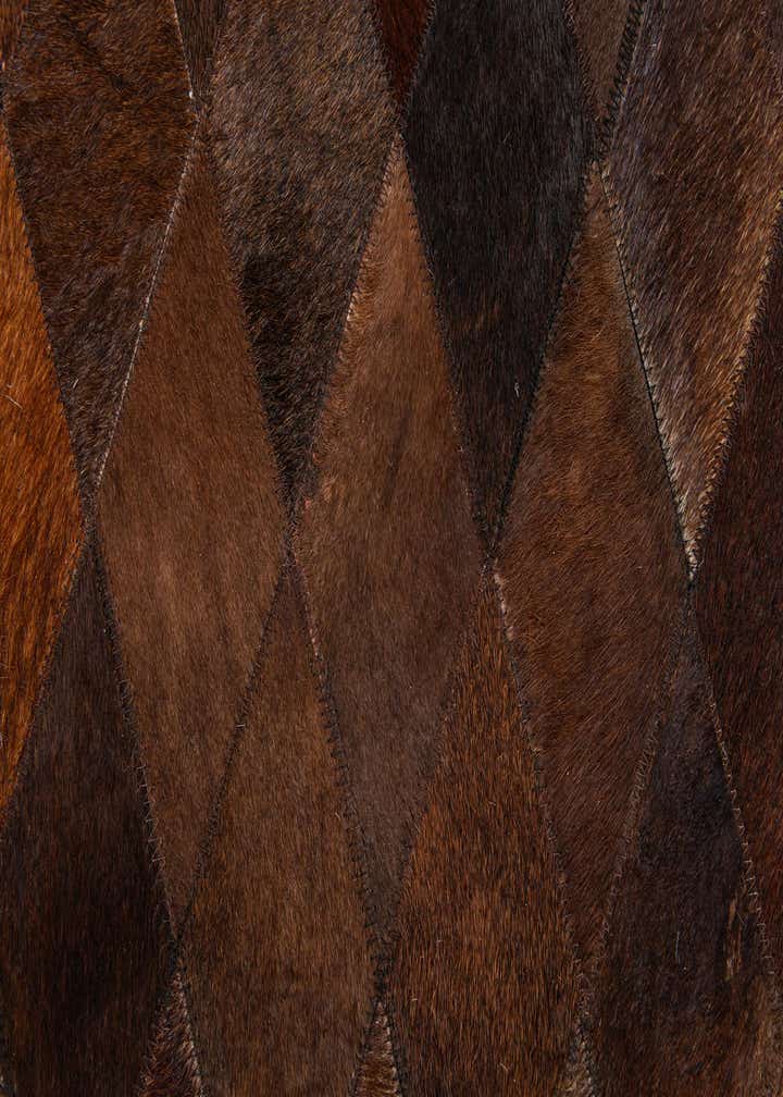 4' 8 x 6' 6 Cowhide Stocks Rug