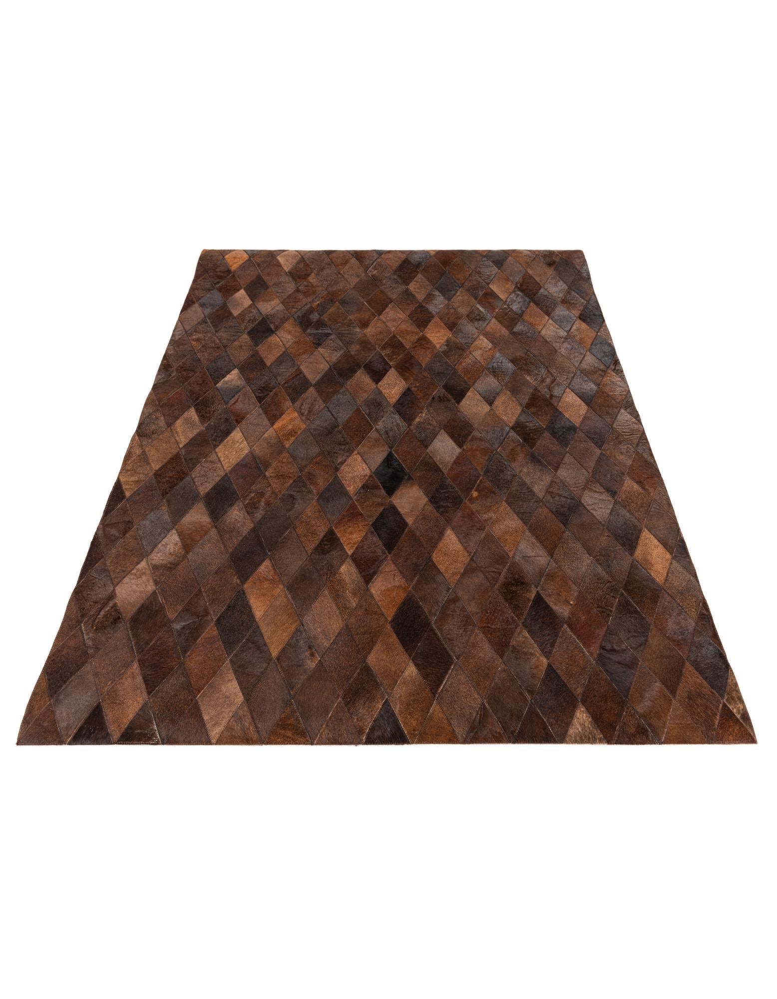 4' 8 x 6' 6 Cowhide Stocks Rug