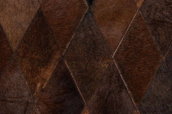 4' 8 x 6' 6 Cowhide Stocks Rug