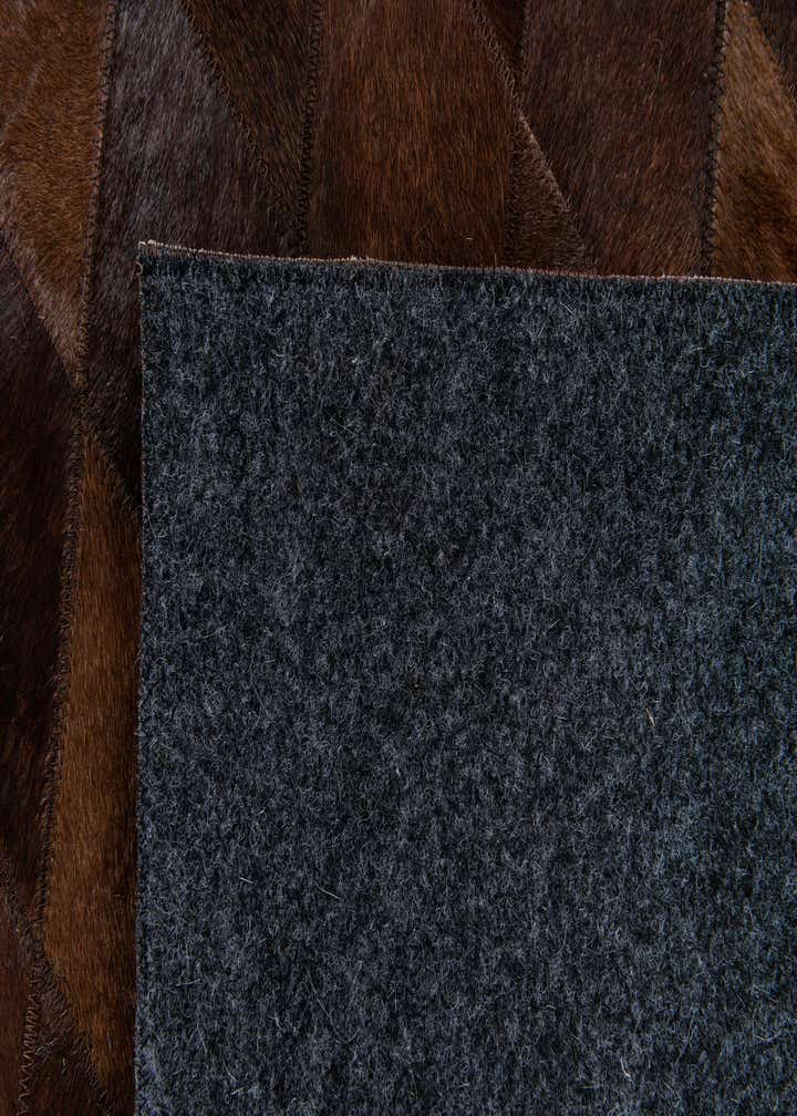 4' 7 x 6' 6 Cowhide Stocks Rug