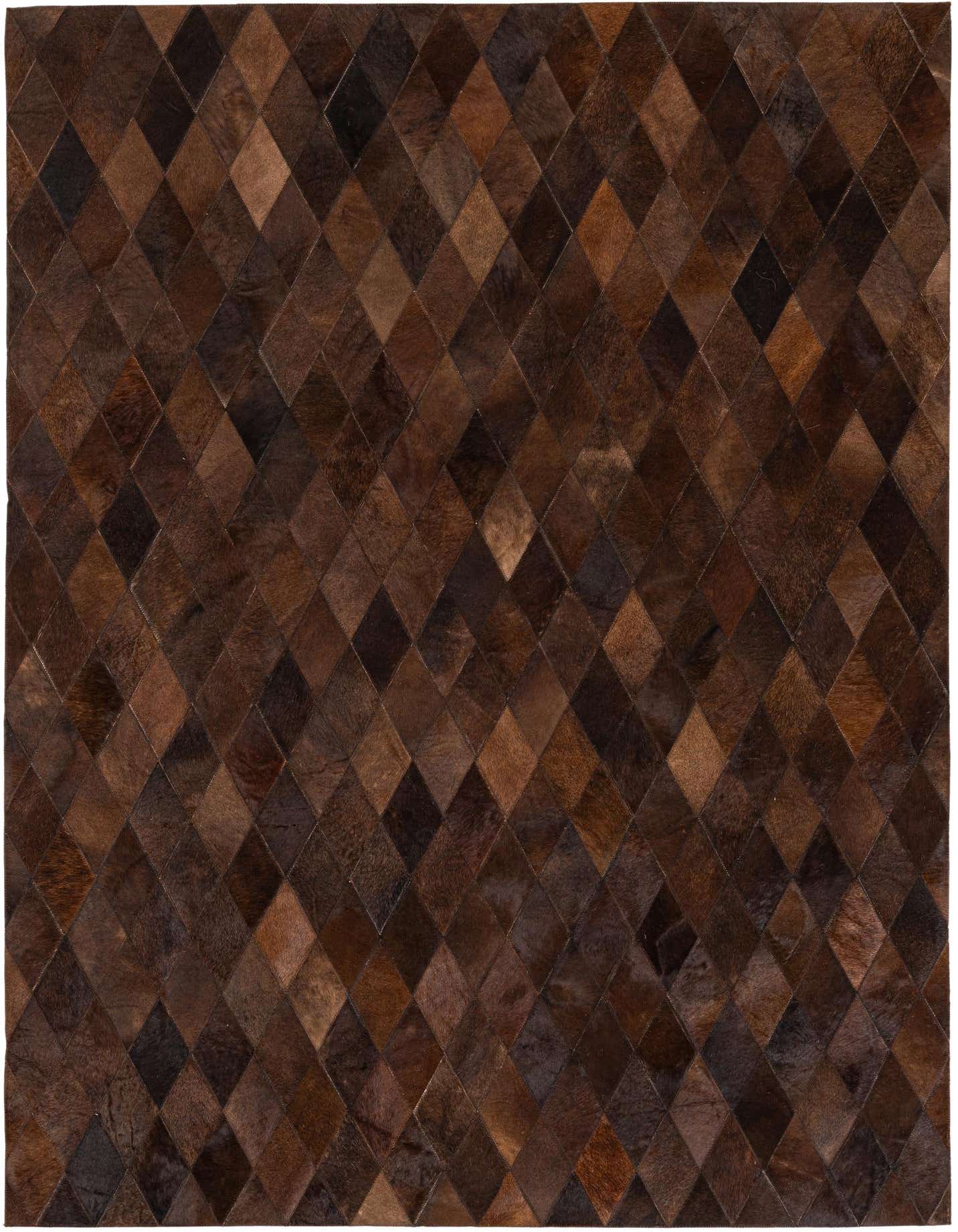 4' 7 x 6' 6 Cowhide Stocks Rug