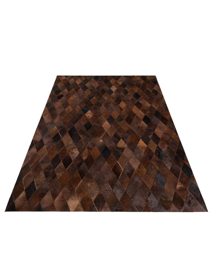 Detail image of 4' 9 x 6' 8 Cowhide Stocks Rug