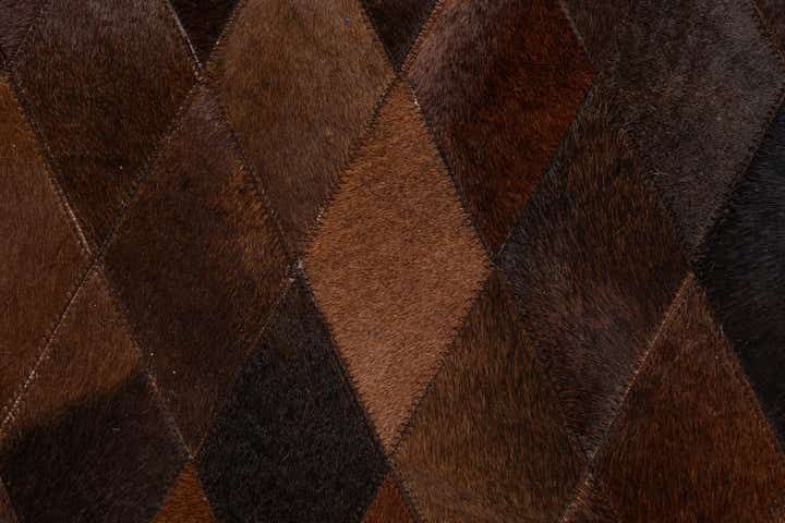 4' 9 x 6' 8 Cowhide Stocks Rug
