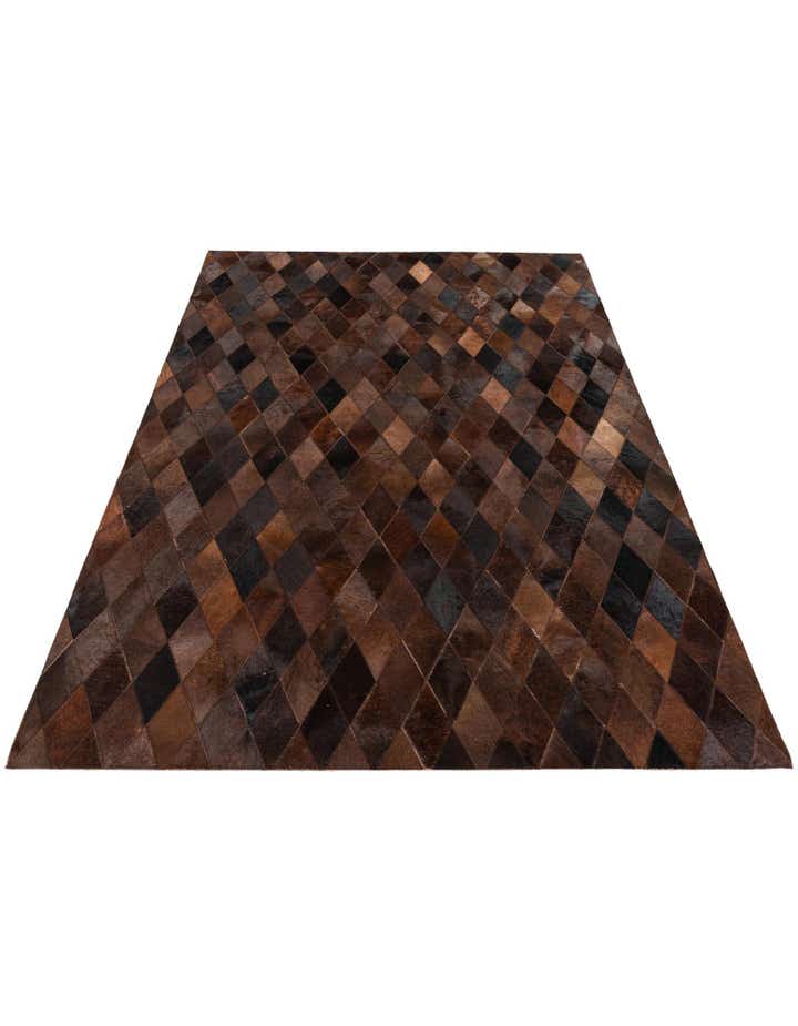 4' 9 x 6' 9 Cowhide Stocks Rug