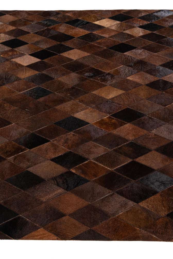 4' 9 x 6' 9 Cowhide Stocks Rug