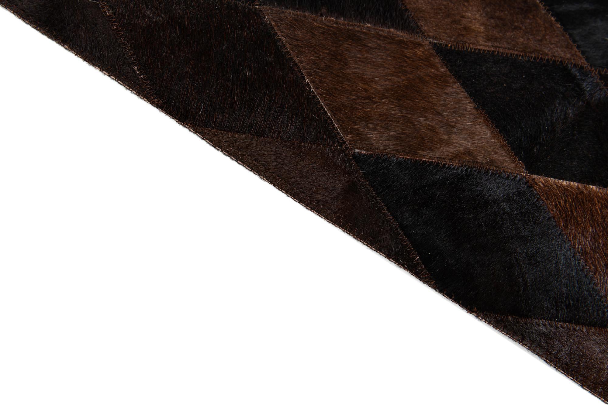 140cm x 205cm Cowhide Stocks Rug