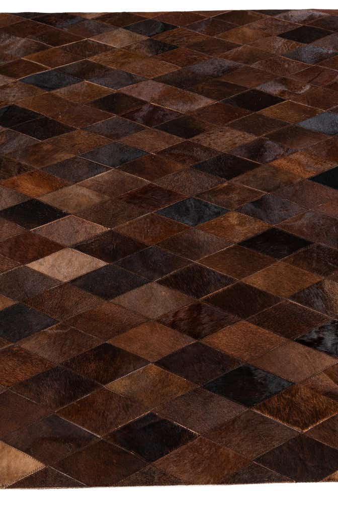 4' 8 x 6' 9 Cowhide Stocks Rug