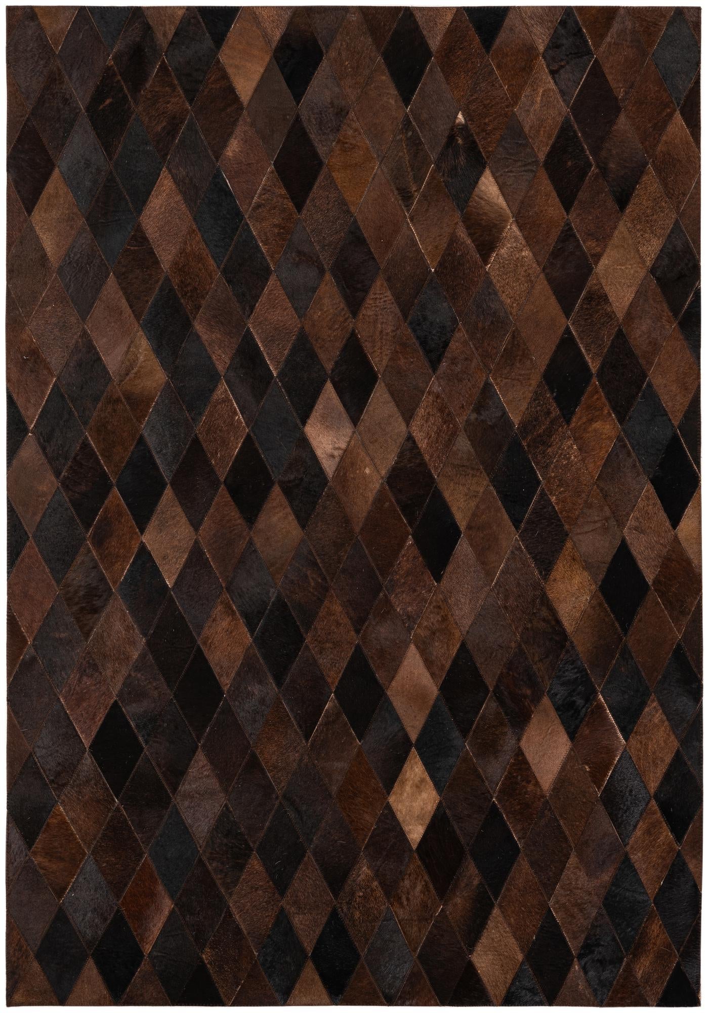 4' 1 x 5' 10 Cowhide Stocks Rug