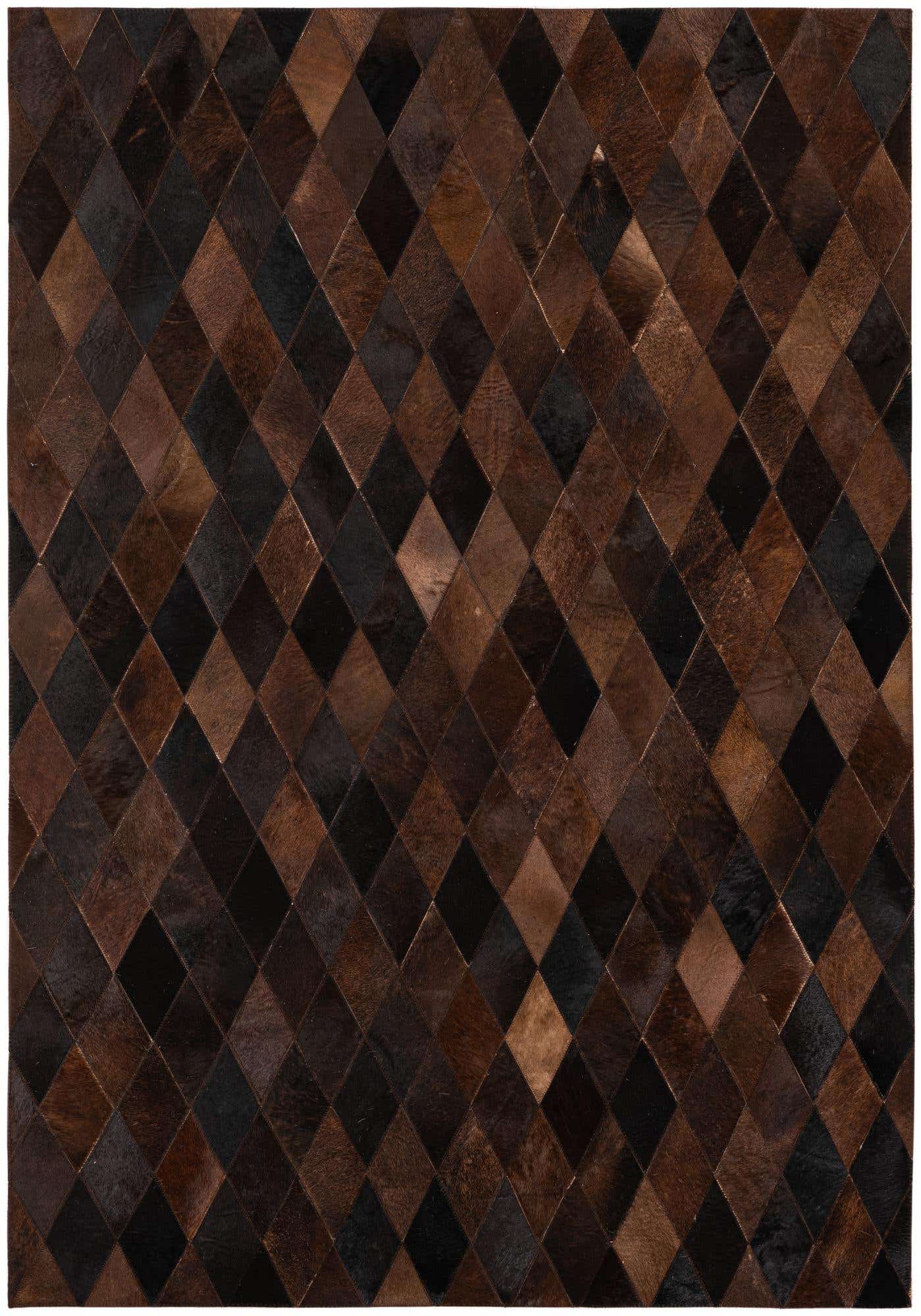 4' 1 x 5' 10 Cowhide Stocks Rug