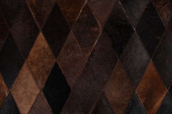 4' 1 x 5' 9 Cowhide Stocks Rug